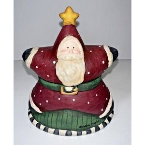 Debbie Mumm's Igloo‎ Village Santa Shaped Candle